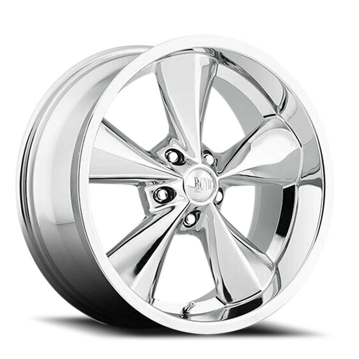 Boyd Coddington BC1C Junkyard Dog - 18x8 5X4.50 +00 Chrome