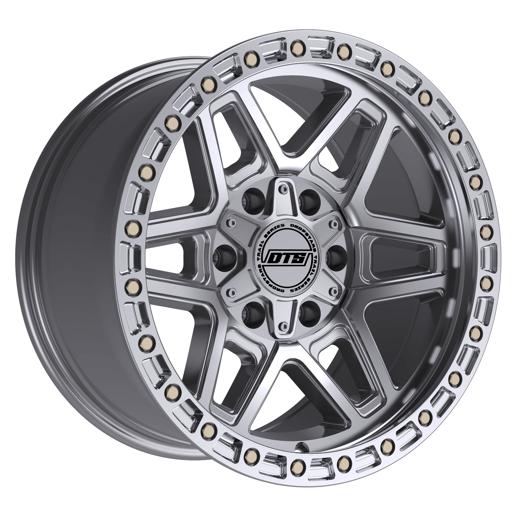 Dropstars Trail Series 602MS - 17x9 6X135 +00 Silver