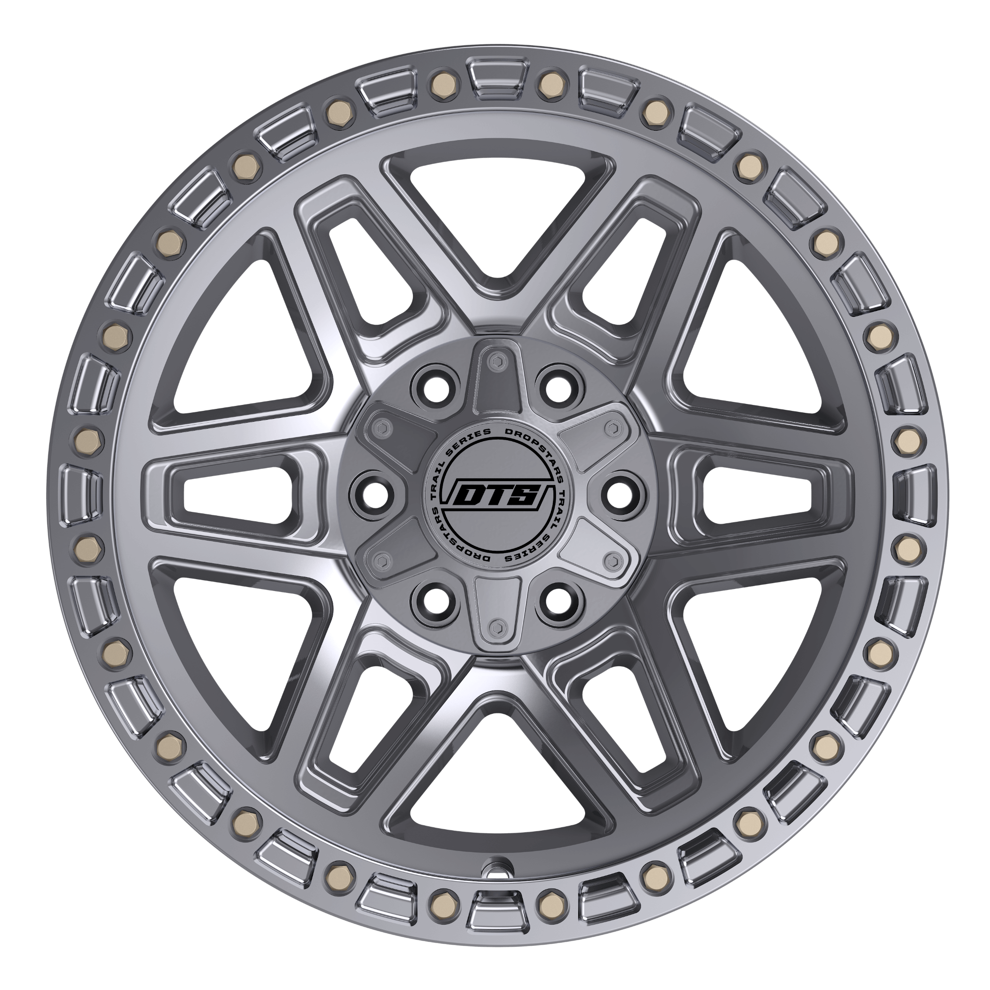 Dropstars Trail Series 602MS - 17x9 6X135 +00 Silver - view 3