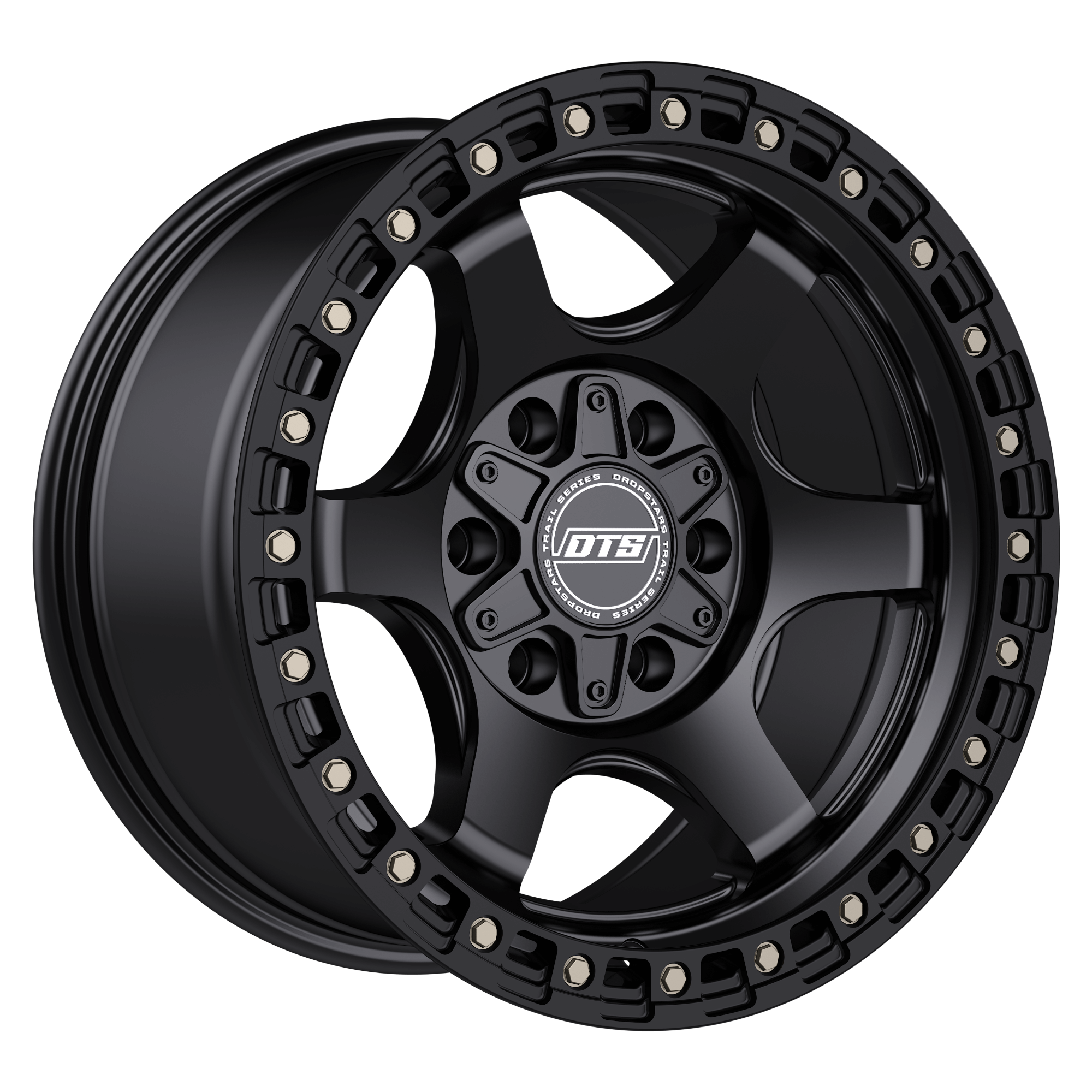 Dropstars Trail Series 604SB - 17x9 6X135 -12 Black