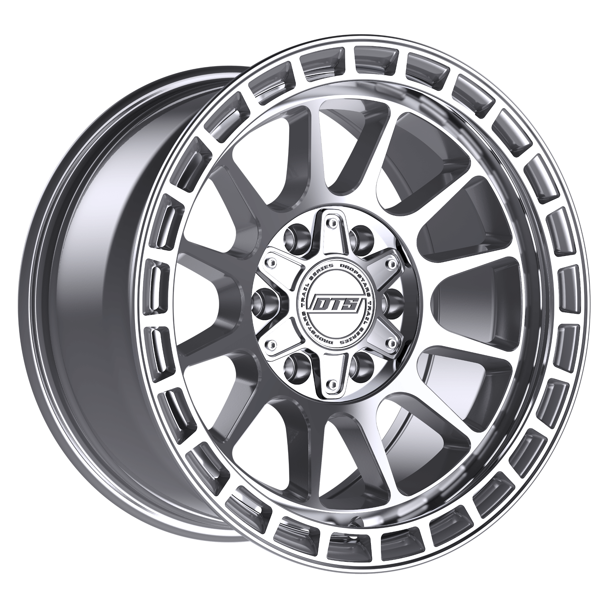 Dropstars Trail Series 606MS - 20x9 6X135 +00 Silver