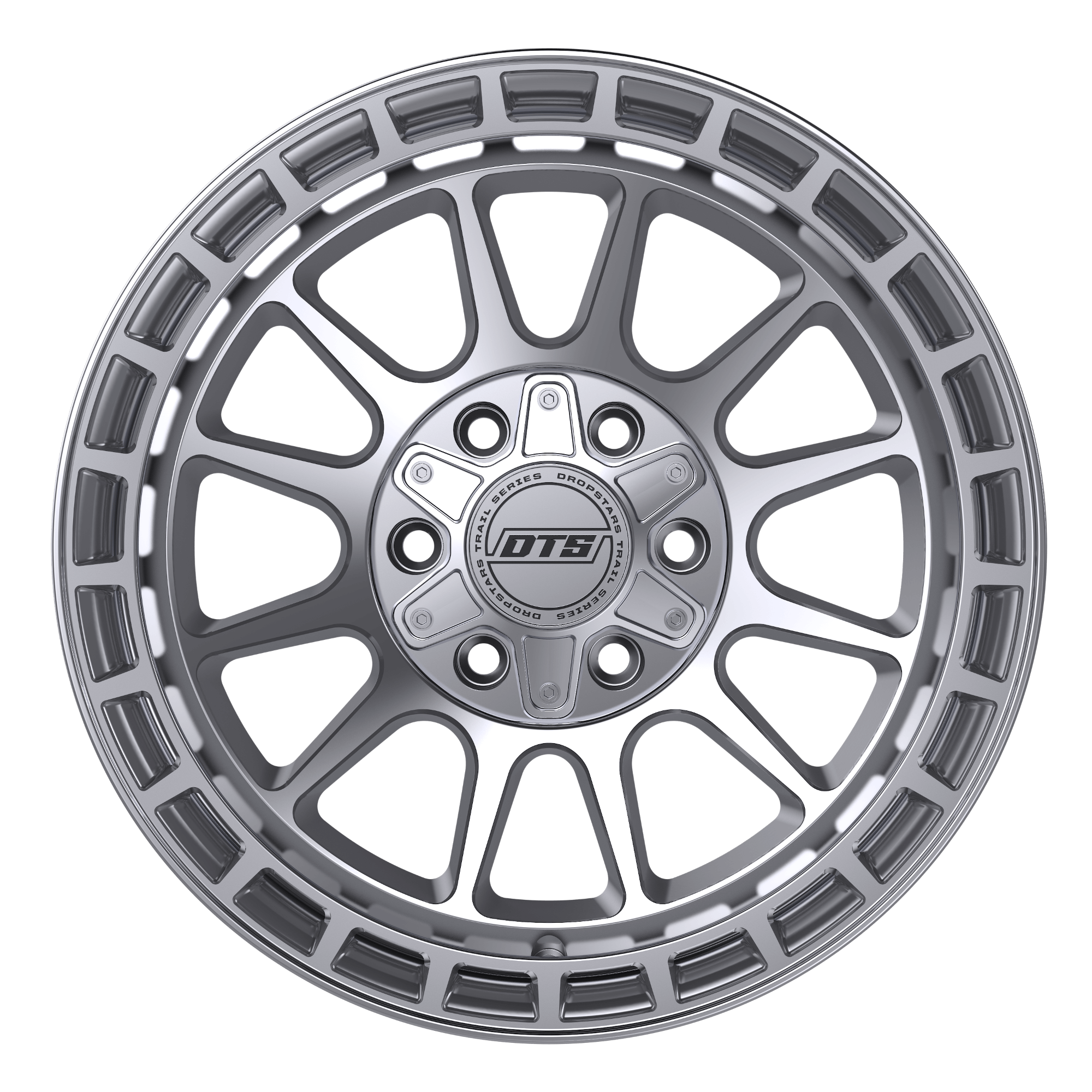 Dropstars Trail Series 606MS - 20x10 8X170 -19 Silver - view 3