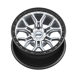 Dropstars Trail Series 608MSB - 20x9 6X5.50 +00 Ring Silver - view 2