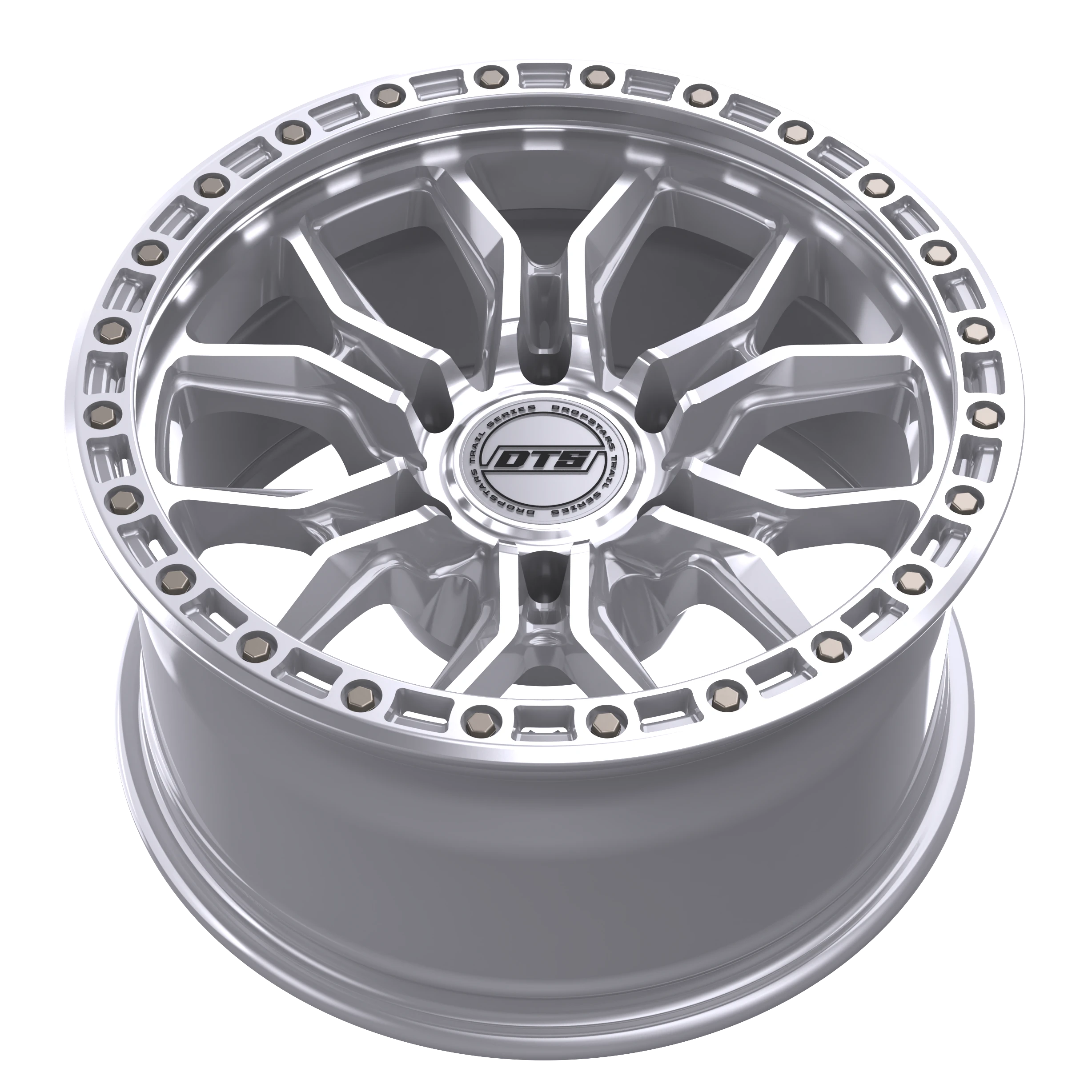 Dropstars Trail Series 608MS - 17x9 6X5.50 +00 Silver - view 3