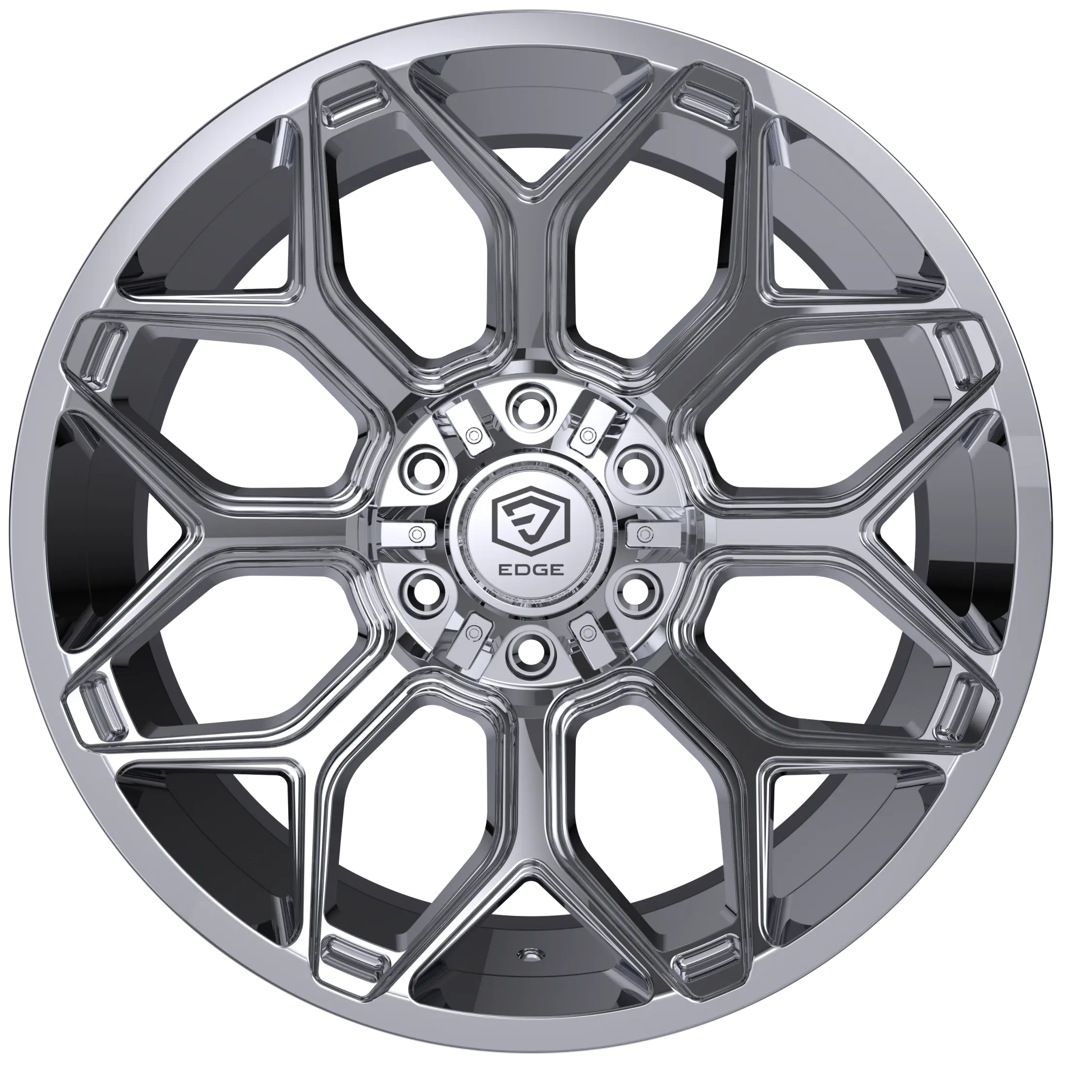 Edge Off Road 302C - 22x12 5X5.00 -44 Chrome - view 2