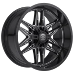 Edge Off Road 303BM - 22x12 6X135 -44 Black - thumbnail 1