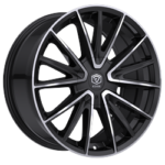 Edge Street 353MB - 17x7.5 5X100 +40 Black - thumbnail 2