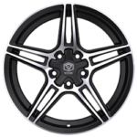 Edge Street 354MB - 17x7.5 5X108 +40 Black - thumbnail 2