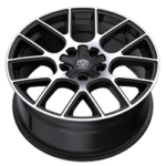 Edge Street 356MB - 17x7.5 5X100 +40 Black - thumbnail 2