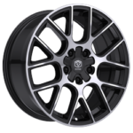 Edge Street 356MB - 17x7.5 5X100 +40 Black - thumbnail 3