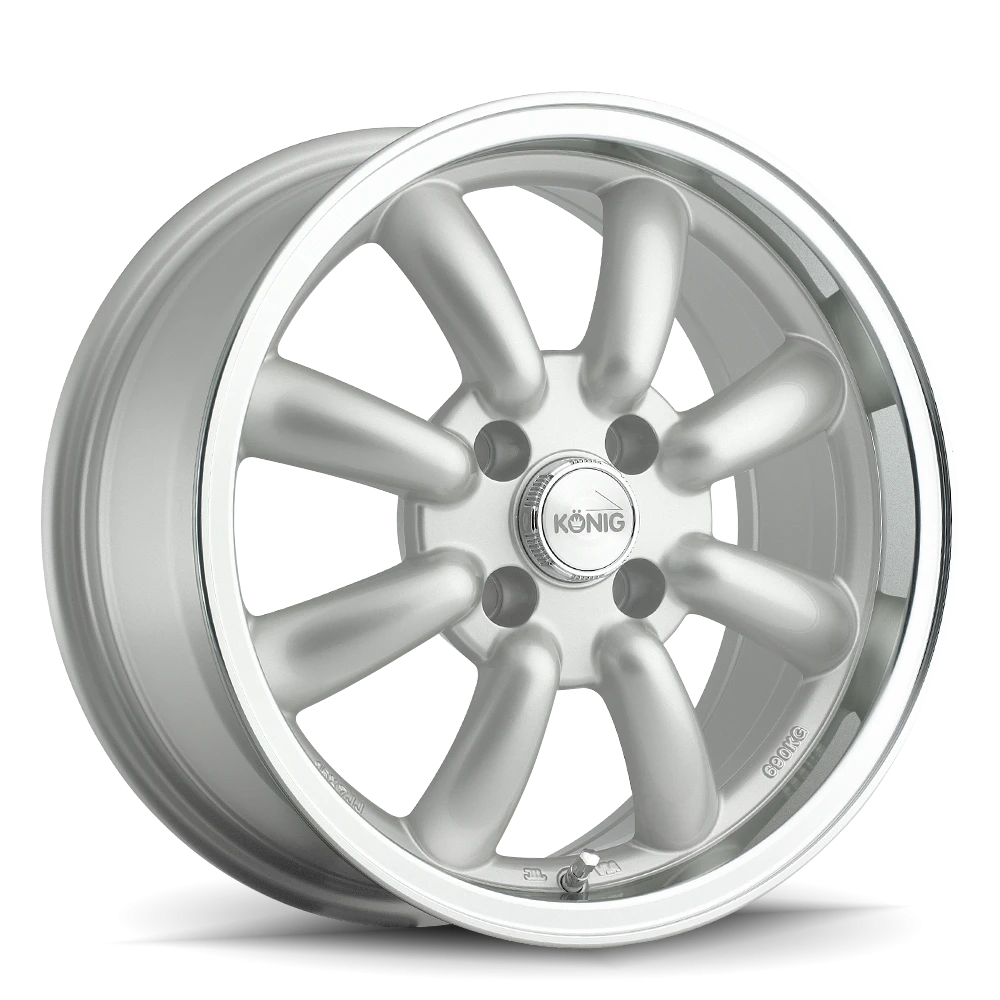 Konig 35S Rewind - 16x7 4X4.50 +00 Silver