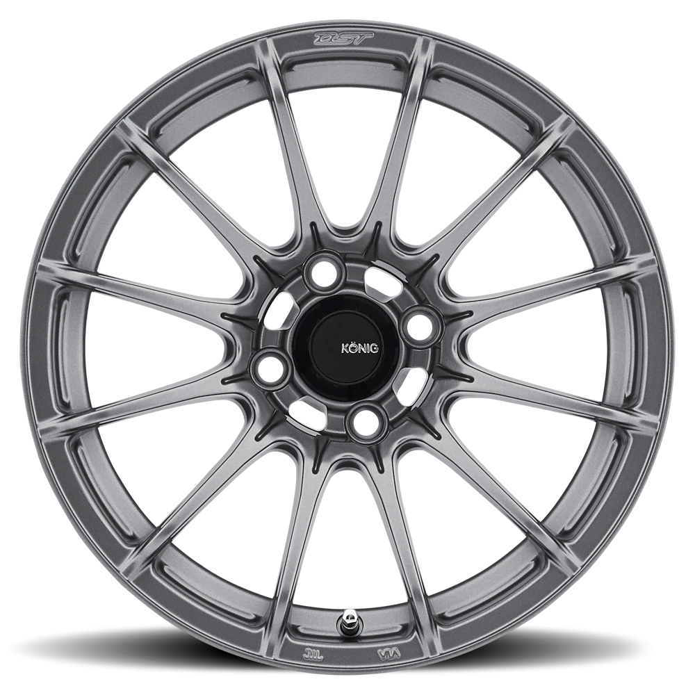 Konig 39MG Dial In - 15x9 4X100 +35 Grey/anthracite - view 2