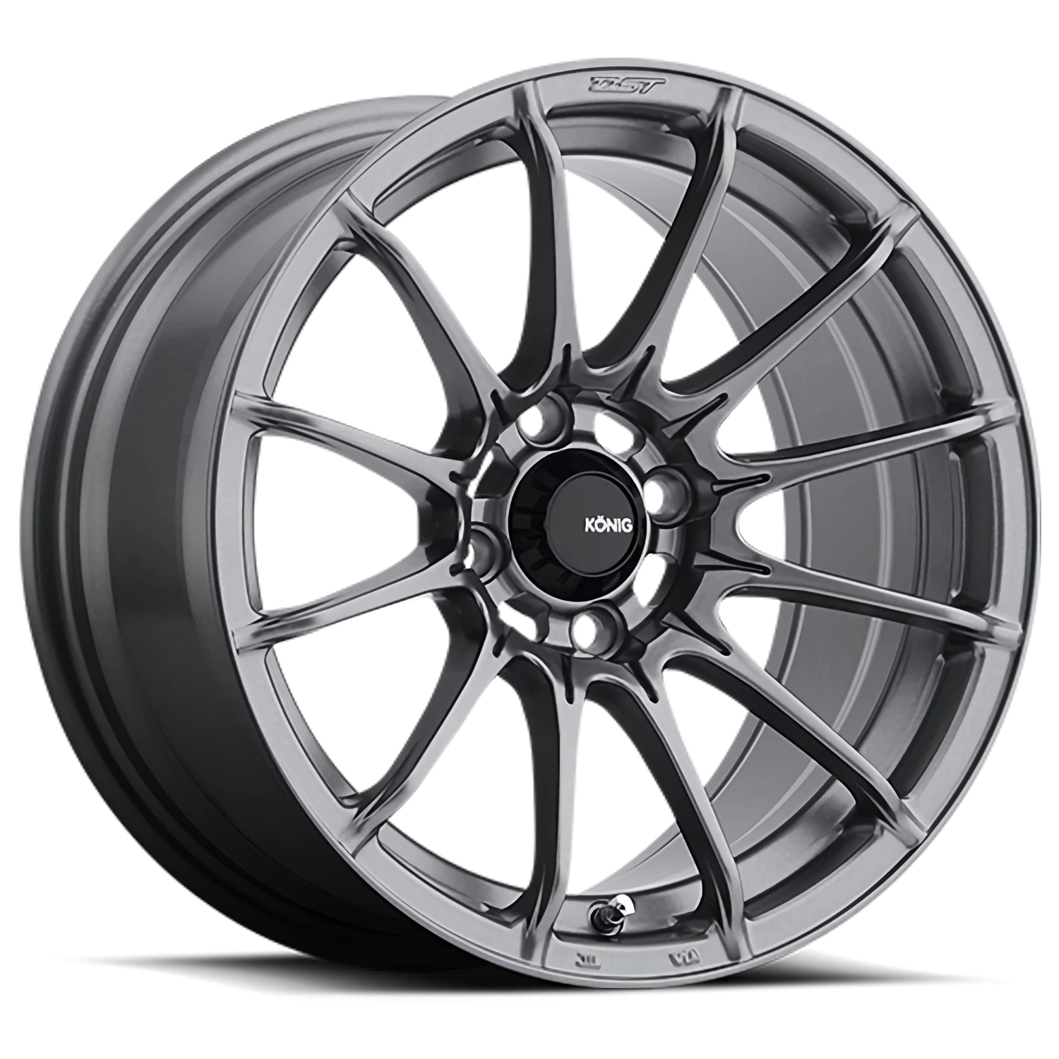 Konig 39MG Dial In - 15x9 4X100 +35 Grey/anthracite