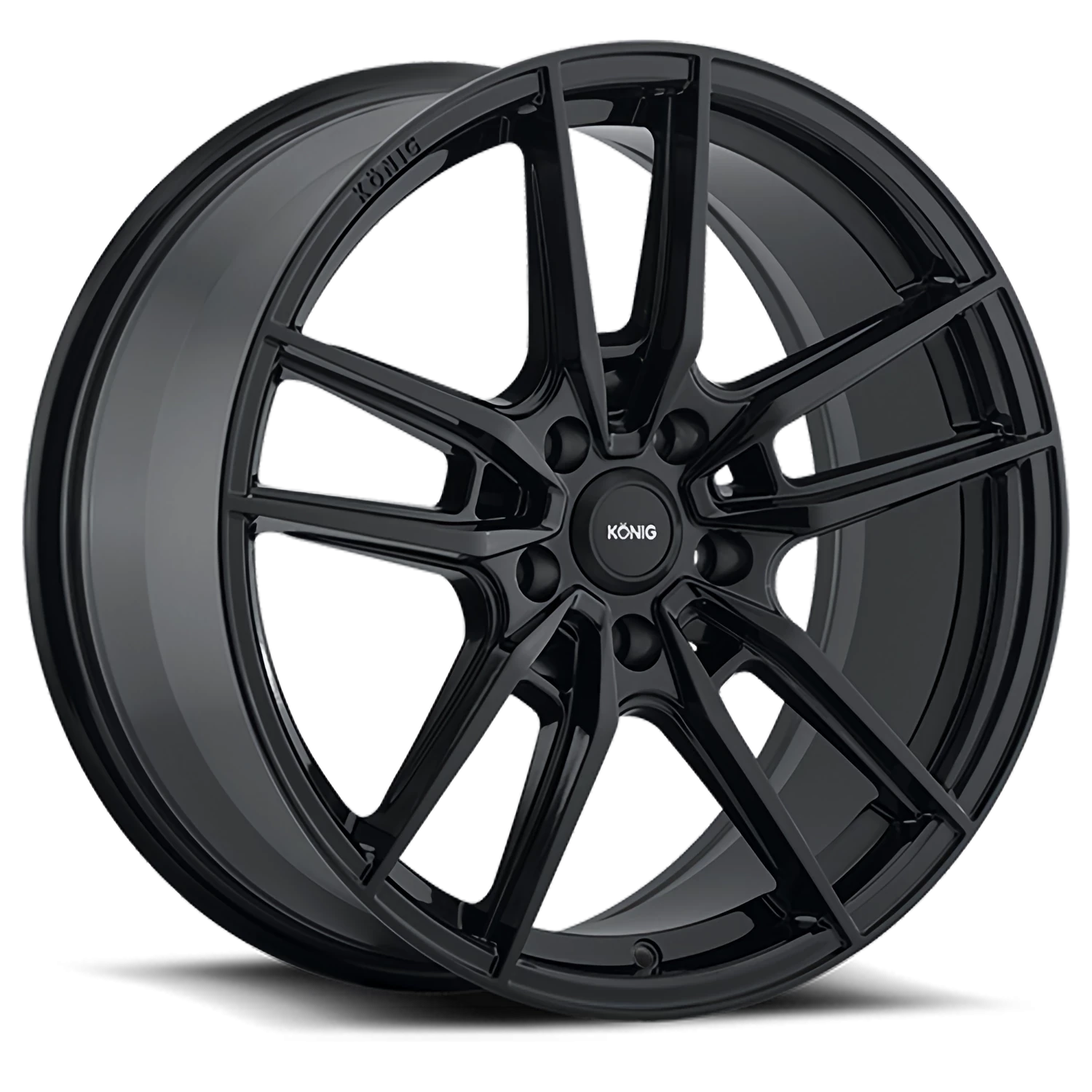 Konig 55B Myth - 16x7.5 5X100 +43 Black