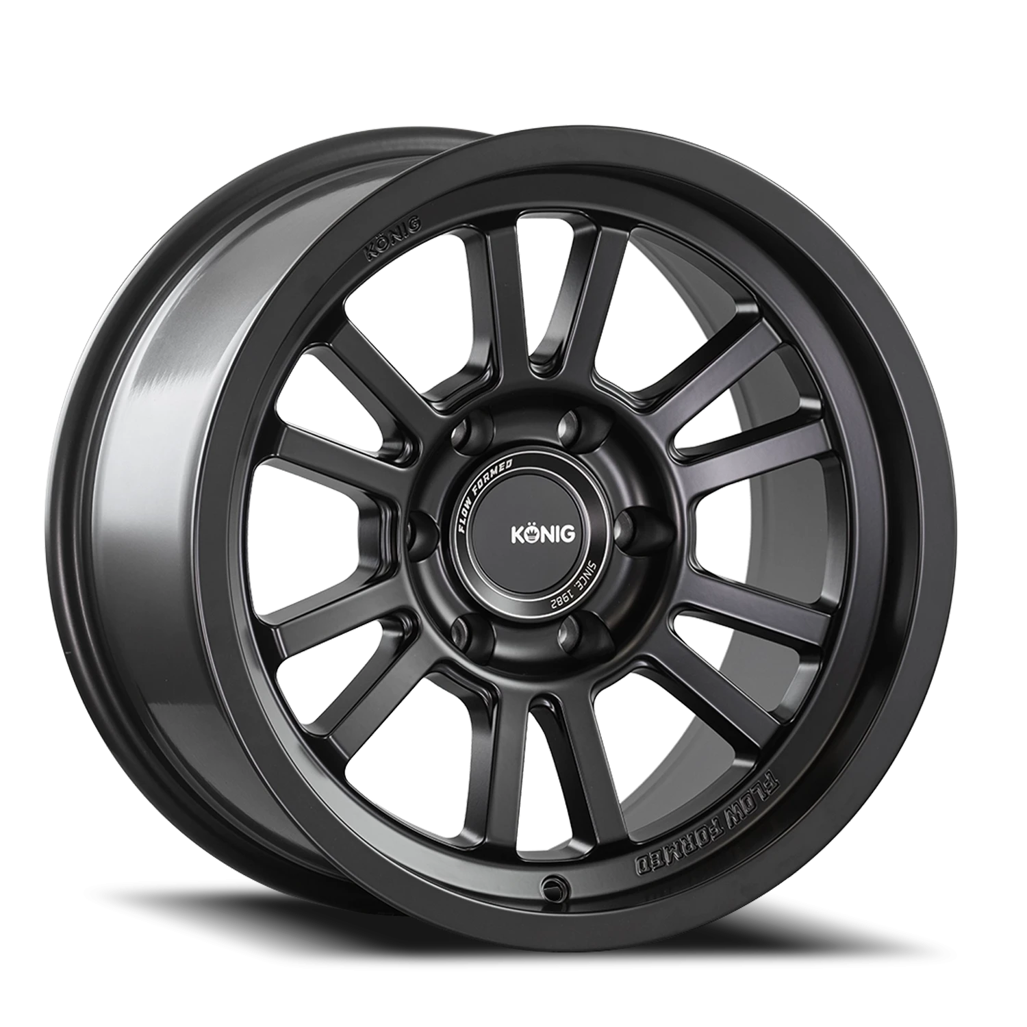 Konig HT1B Hyper Trail - 17x8.5 6X5.50 -6 Black