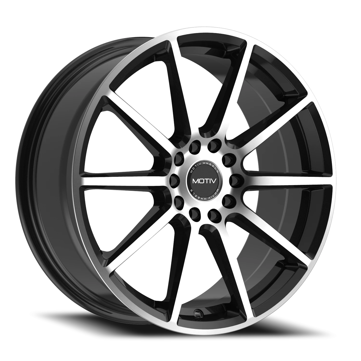 Motiv 431MB Elicit - 16x7.5 5X108 +40 Black - view 2