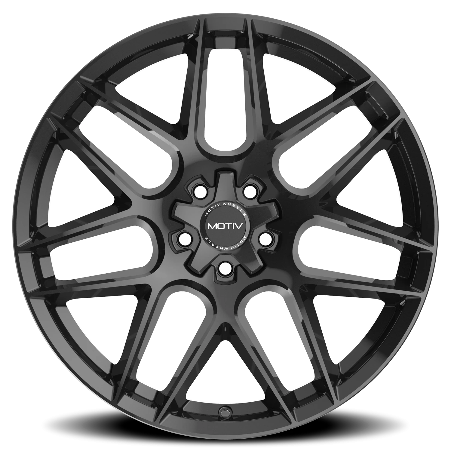 Motiv 435B Foil - 17x7.5 5X112 +40 Black - view 3