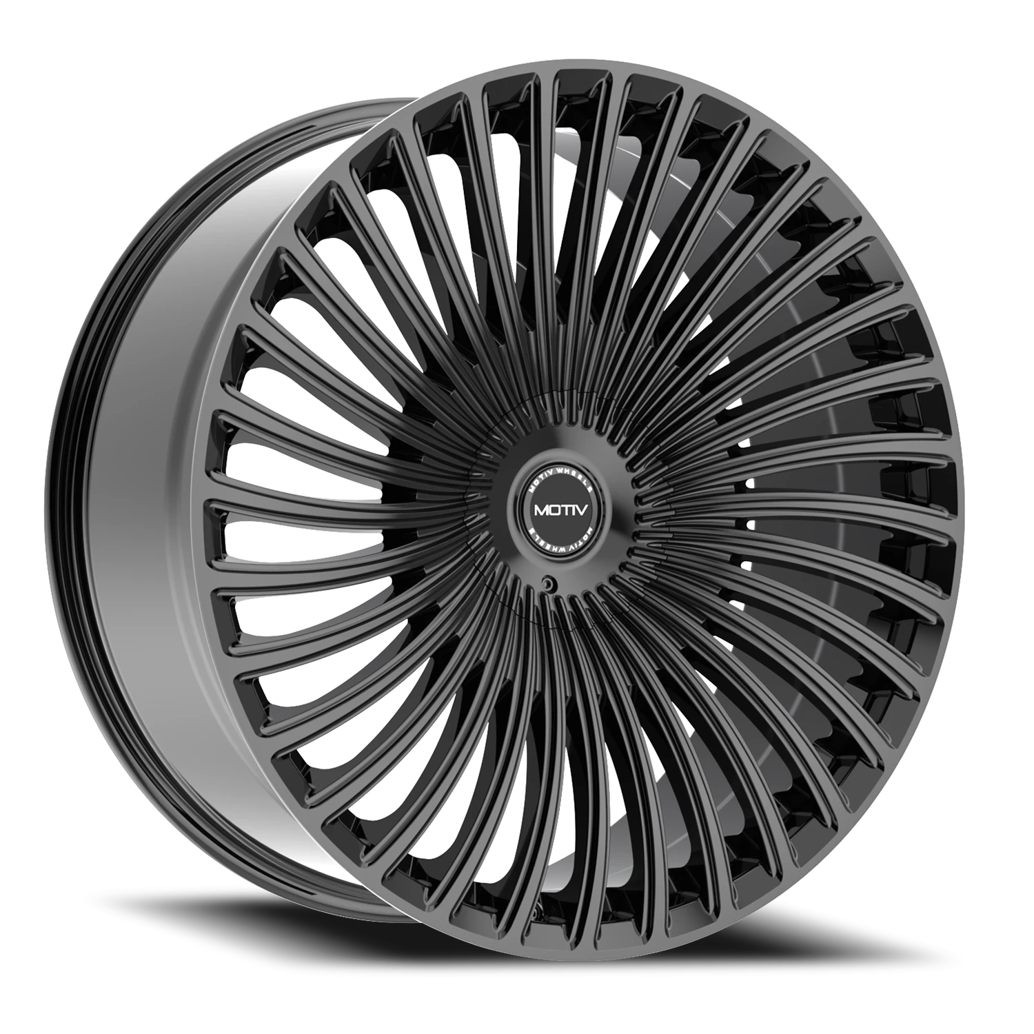 Motiv 438B - 22x9 5X115 +15 Black - view 2