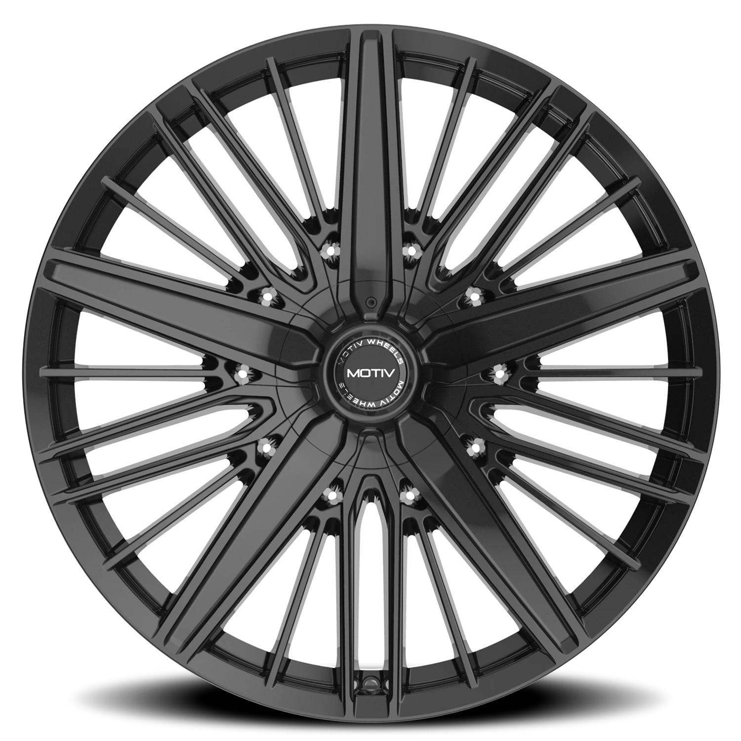 Motiv 443B - 24x9.5 5X115 +15 Black - view 3