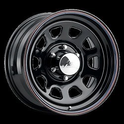 Pacer Pacer 342B Black Daytona Black 15X7 5x4.75 -6mm