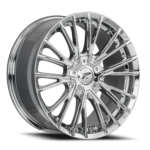 Platinum 437C Genesis - 18x8 5X108 +40 Chrome - thumbnail 2