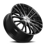 Platinum 437U Genesis - 17x7.5 5X100 +40 Black - thumbnail 1