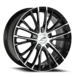 Platinum 437U Genesis - 17x7.5 5X100 +40 Black - thumbnail 2