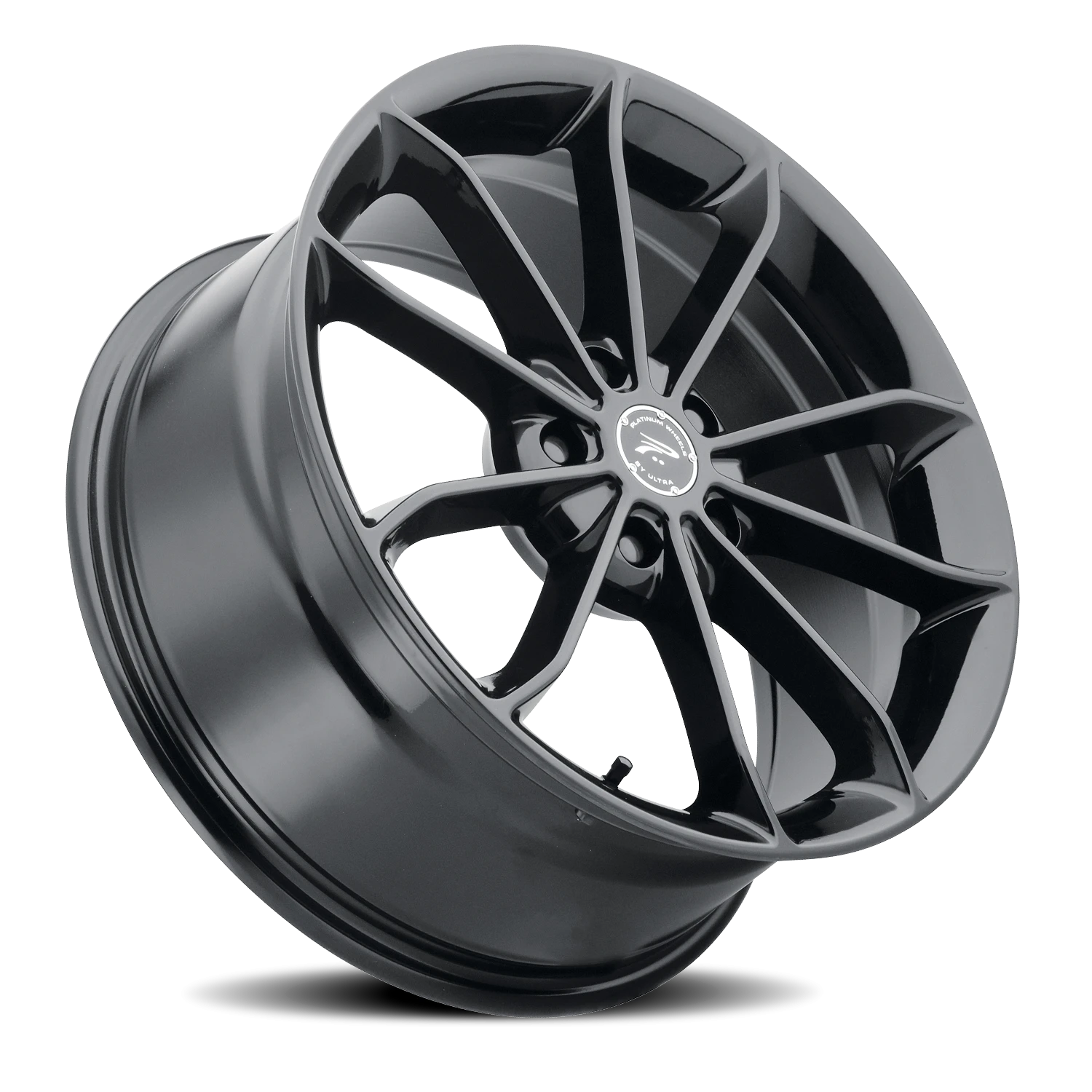 Platinum 457BK Revelation - 18x8 5X112 +40 Black