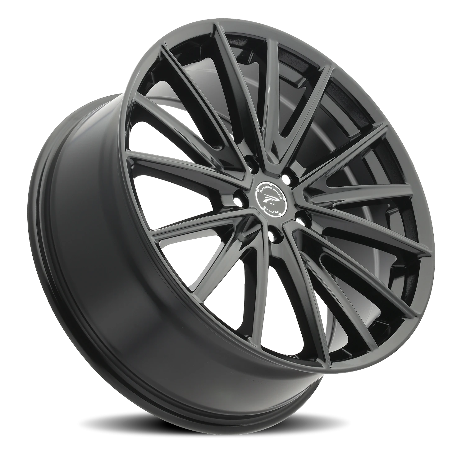 Platinum 461BK Exodus - 20x8.5 5X4.50 +40 Black