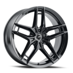 Platinum 464BK Lotus - 17x8 5X108 +40 Black - thumbnail 2