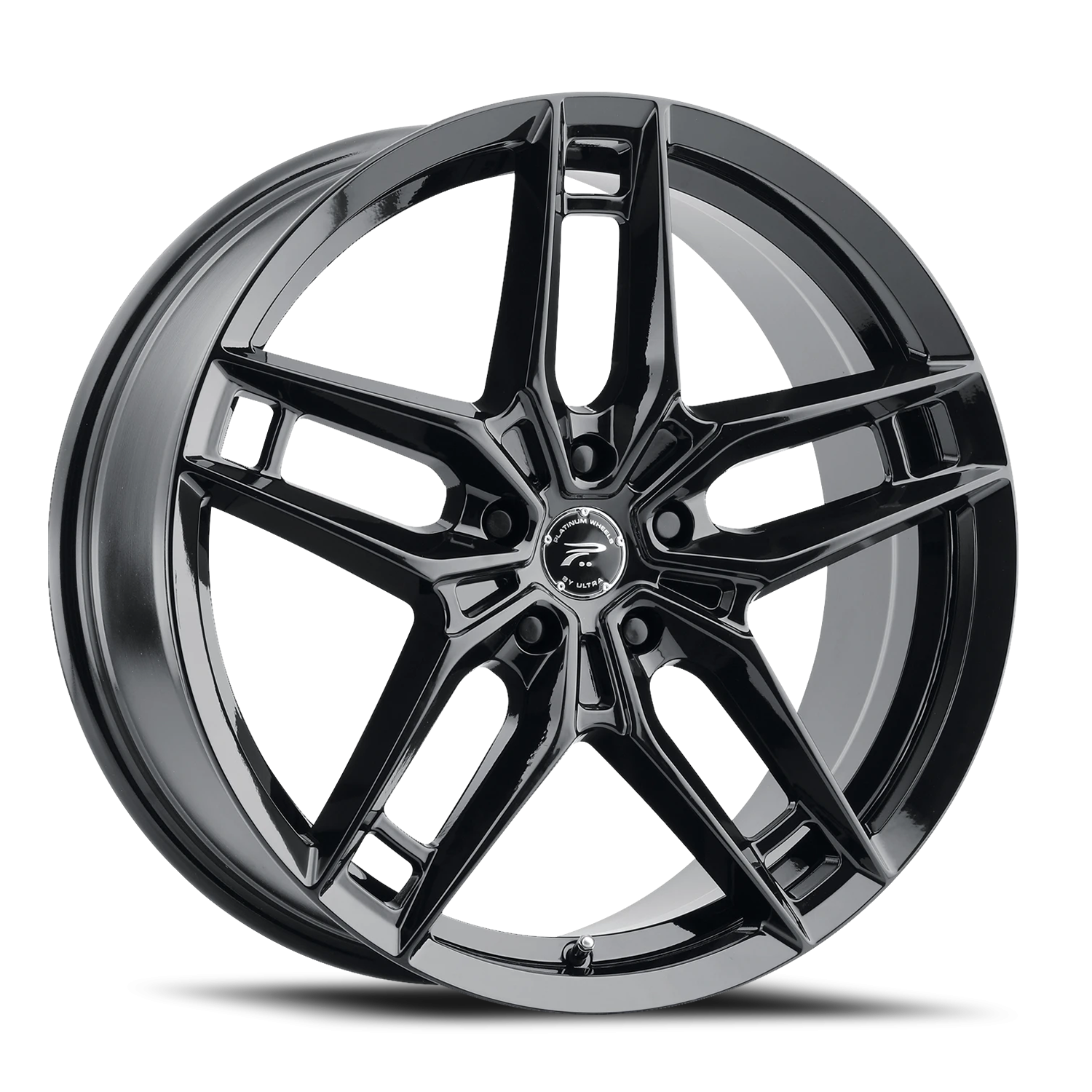 Platinum 464BK Lotus - 17x8 5X108 +40 Black - view 2