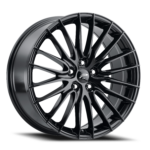 Platinum 465BK Reprisal - 17x8 5X112 +40 Black - thumbnail 2