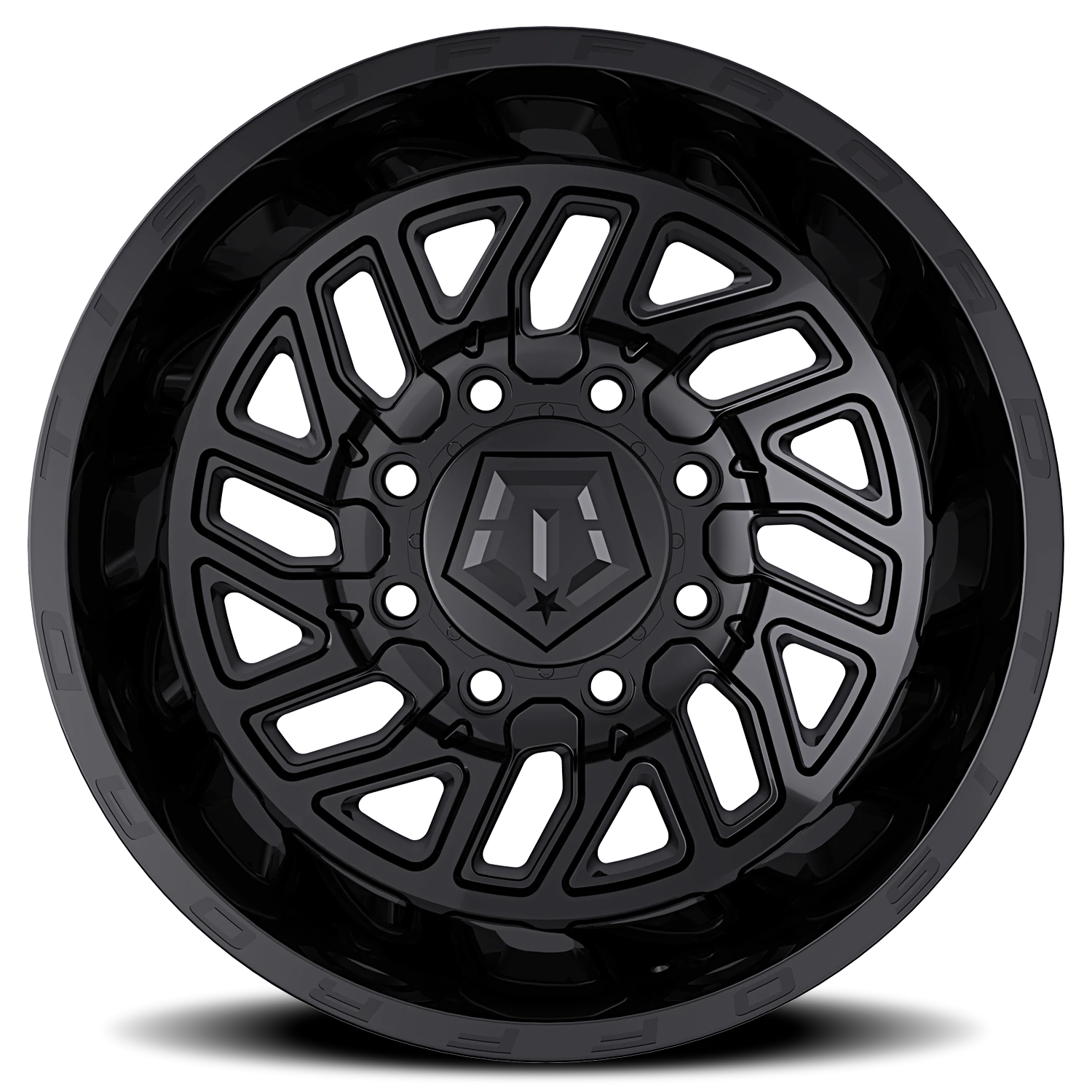 TIS 544B Dually - 22x8.25 8X6.50 -198 Black - view 3