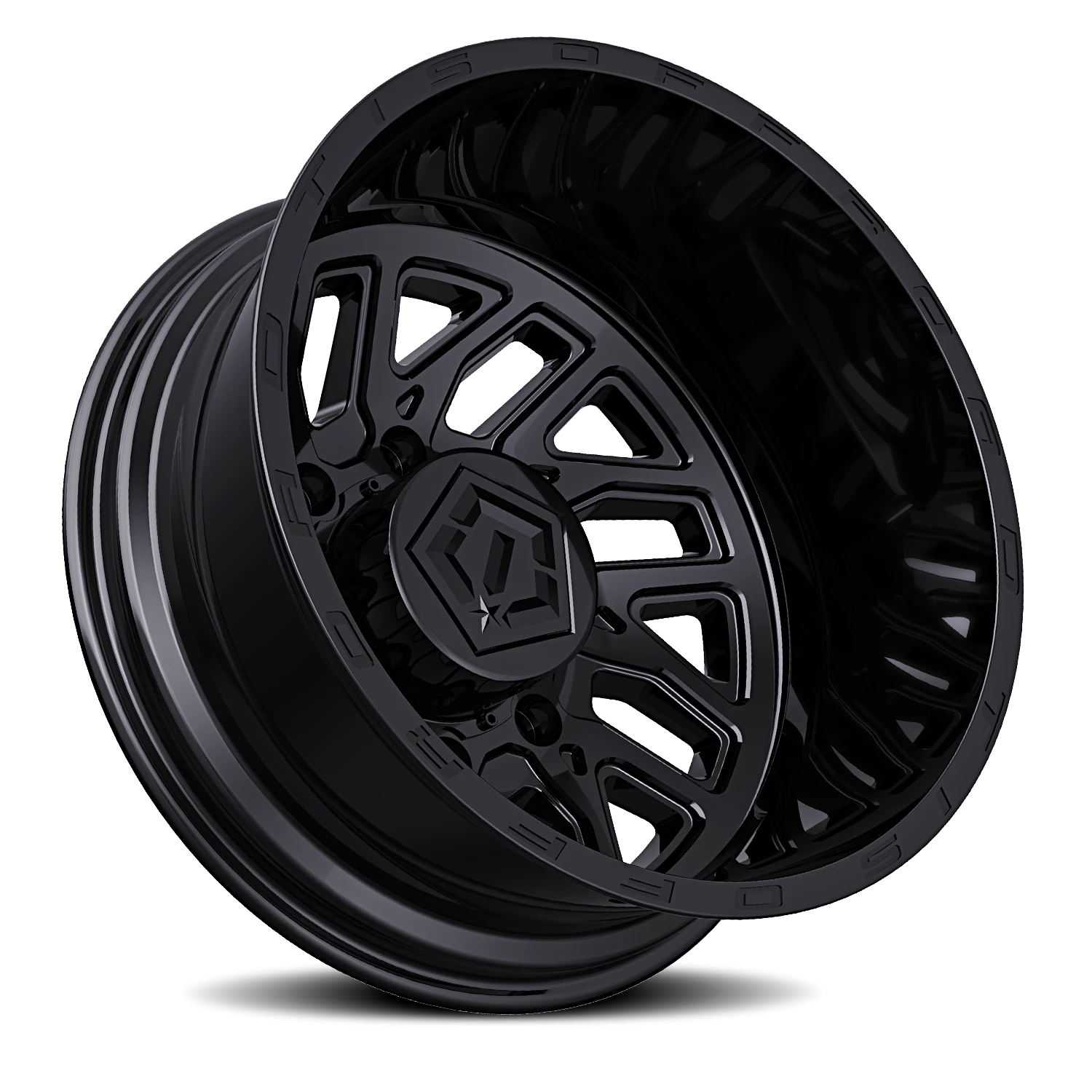 TIS 544B Dually - 22x8.25 8X6.50 -198 Black