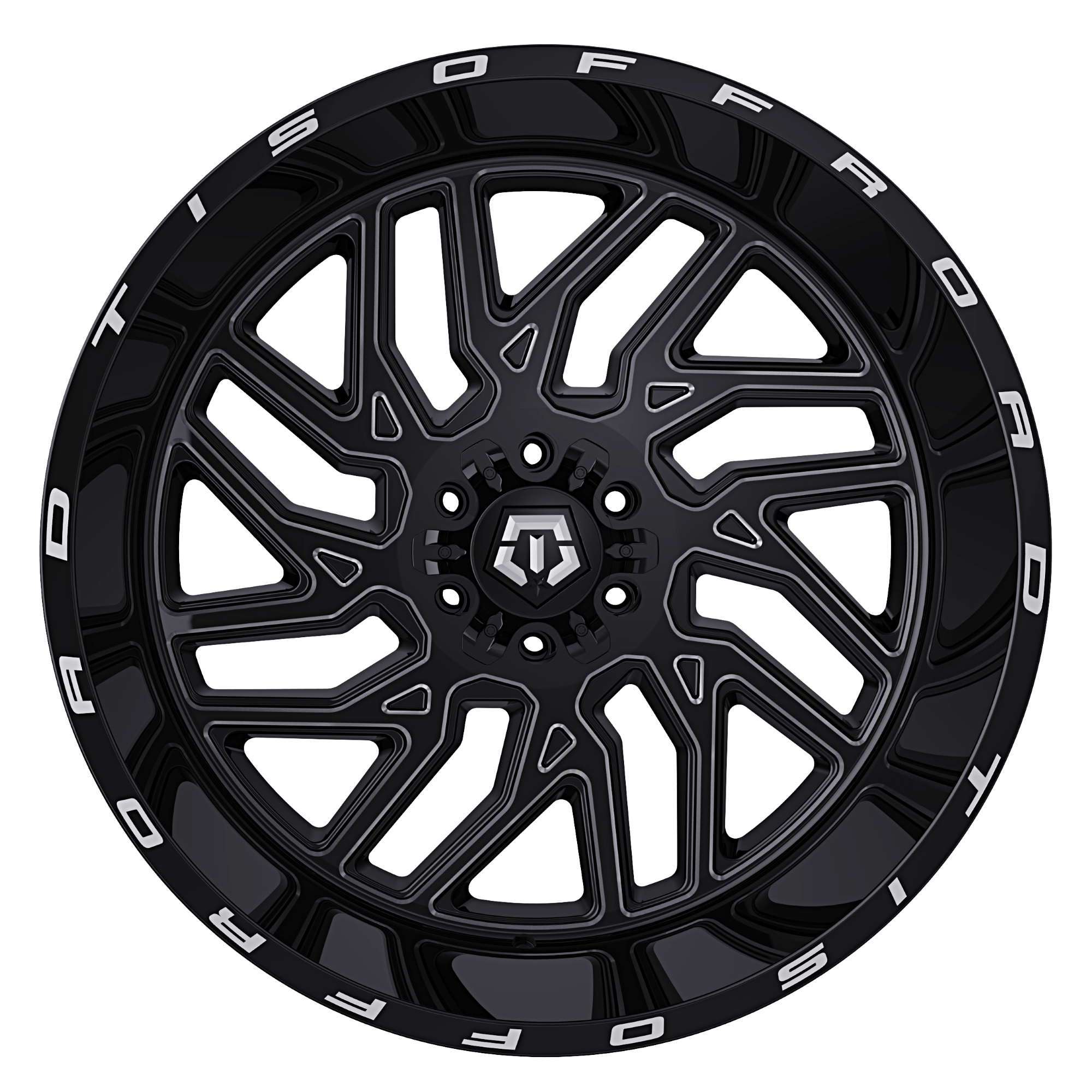 TIS 544BM - 24x12 8X180 -44 Black