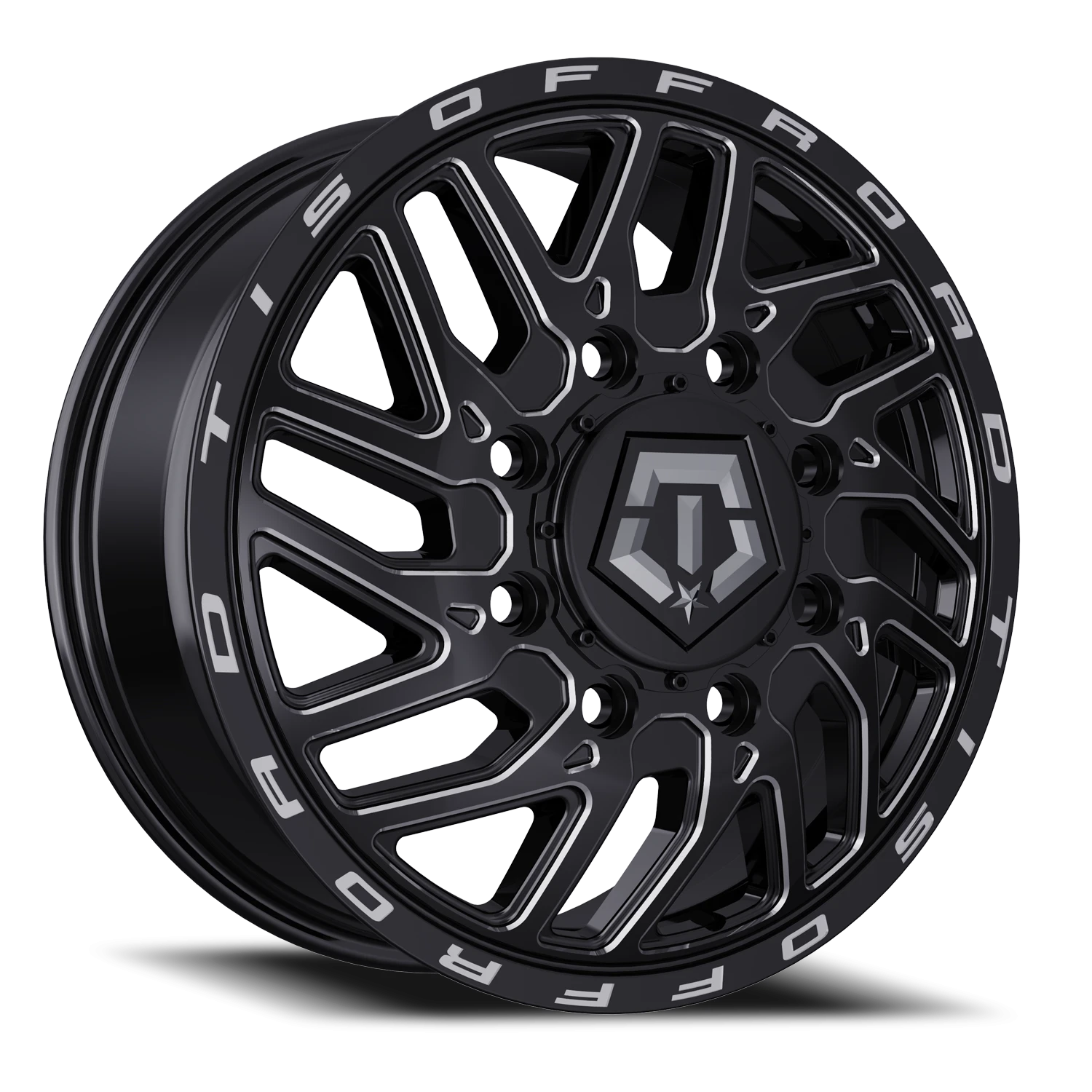 TIS 544BM Dually - 17x6.5 8X200 +129 Milled - view 2