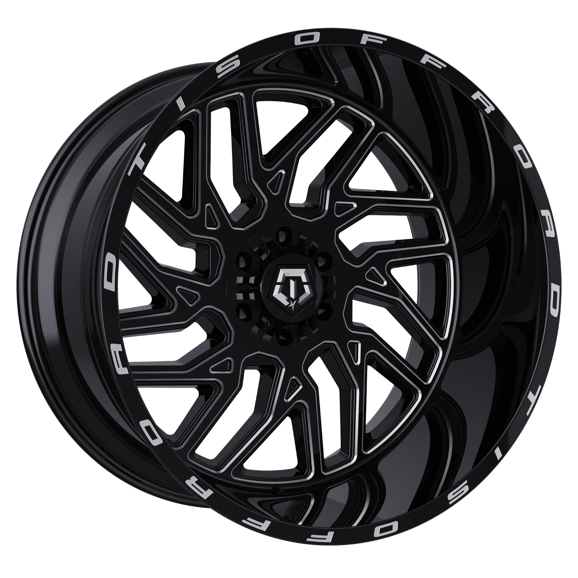 TIS 544BM - 20x12 6X135 -44 Milled - view 3