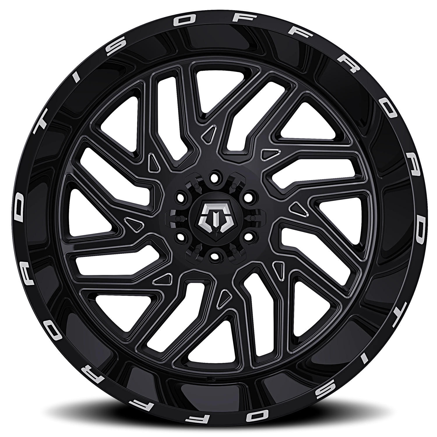 TIS 544BM - 20x10 6X135 -20 Milled - view 3