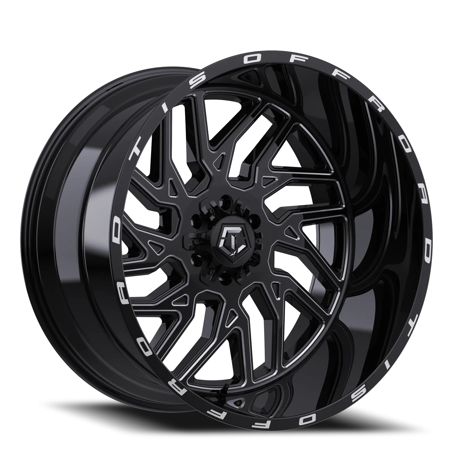 TIS 544BM - 20x10 6X135 -20 Milled - view 2