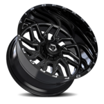 TIS 544BM - 22x12 8X180 -44 Milled - thumbnail 1
