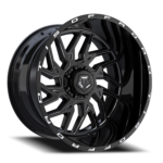 TIS 544BM - 22x12 8X180 -44 Milled - thumbnail 2