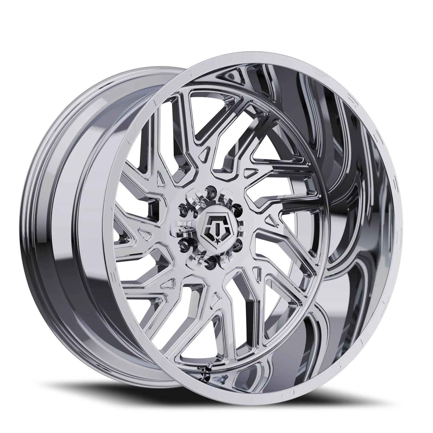 TIS 544C - 22x12 5X5.00 -44 Chrome - view 2