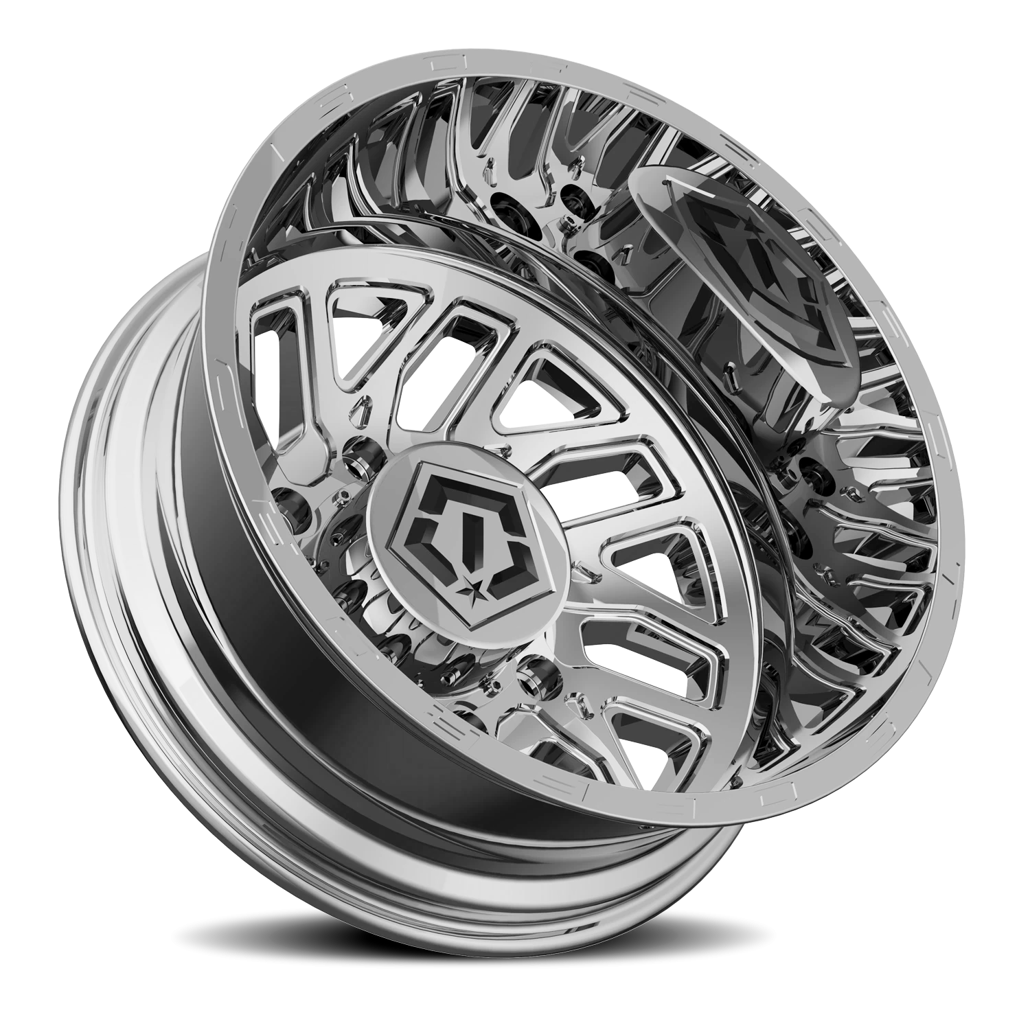 TIS 544C Dually - 20x8.25 8X6.50 +127 Chrome - view 2