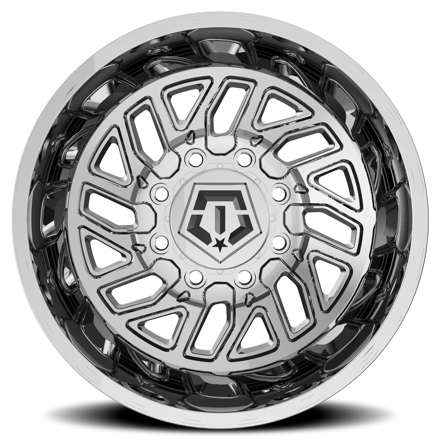 TIS 544C Dually - 20x8.25 8X6.50 +127 Chrome - view 3