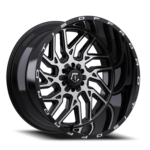 TIS 544MB - 22x12 6X135 -44 Black - thumbnail 2