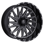 TIS 547BM - 20x12 8X170 -44 Black & Milled - thumbnail 2