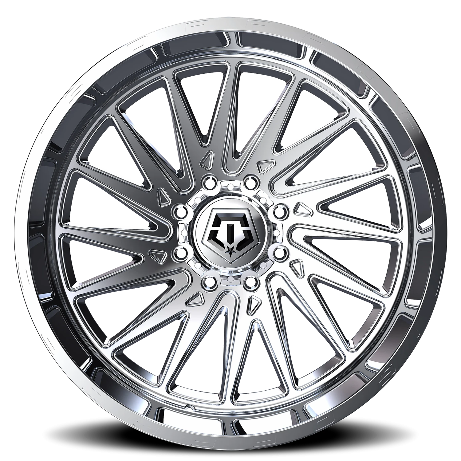 TIS 547C - 22x10 8X6.50 -19 Chrome - view 3