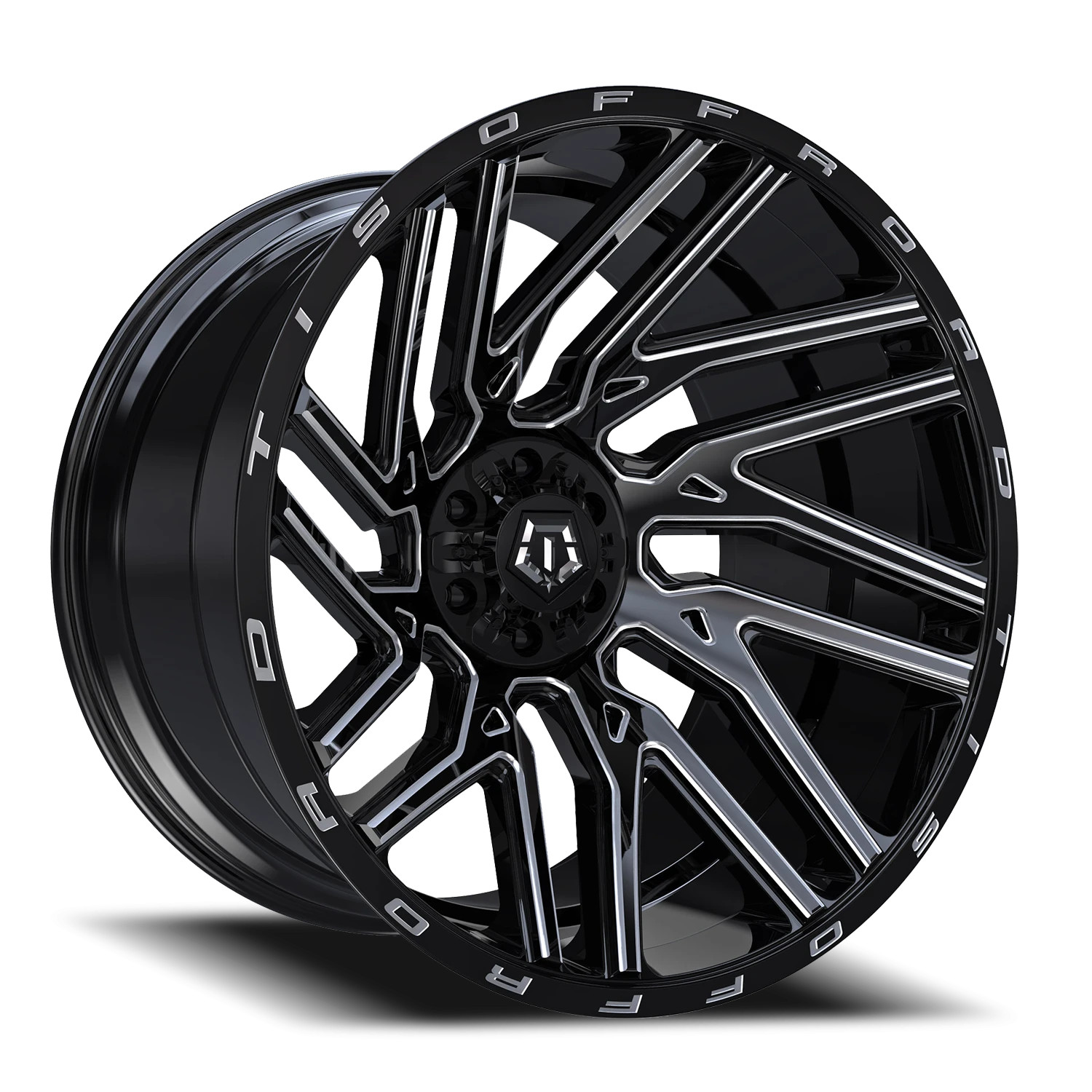 TIS 554BM - 20x10 6X135 -19 Milled - view 2