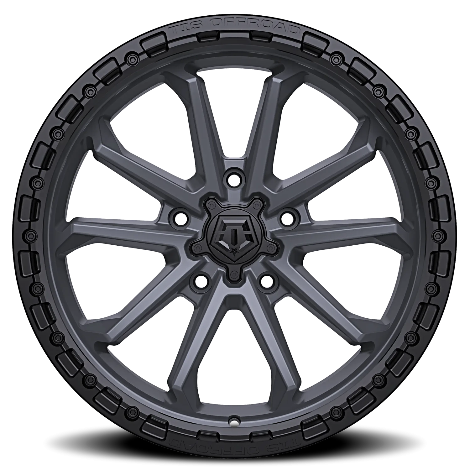 TIS 556AB - 20x9 5X5.50 +00 Grey/anthracite - view 3