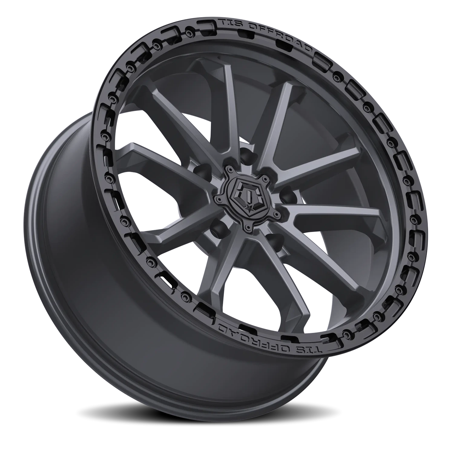 TIS 556AB - 20x9 5X5.50 +00 Grey/anthracite